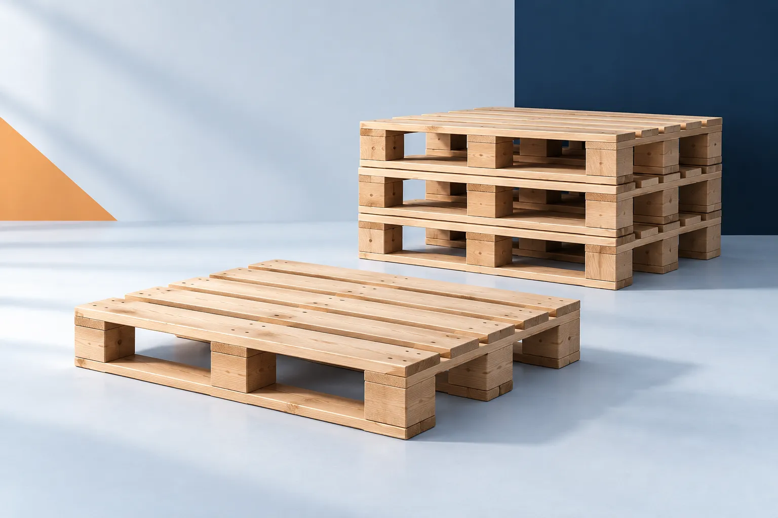 Illustration générique de palettes en bois
